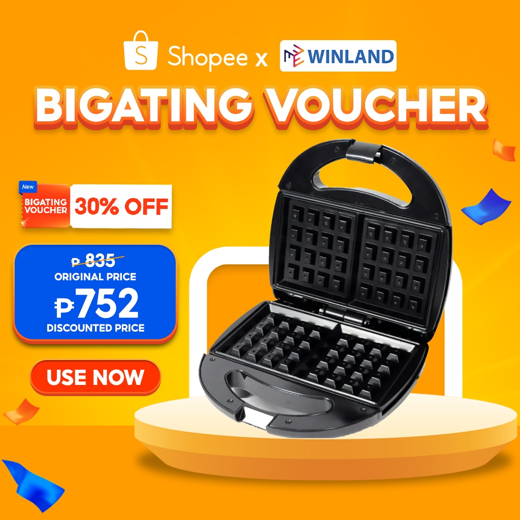 Kyowa by Winland Waffle Maker Waffle Toaster Stainless Steel Body KW