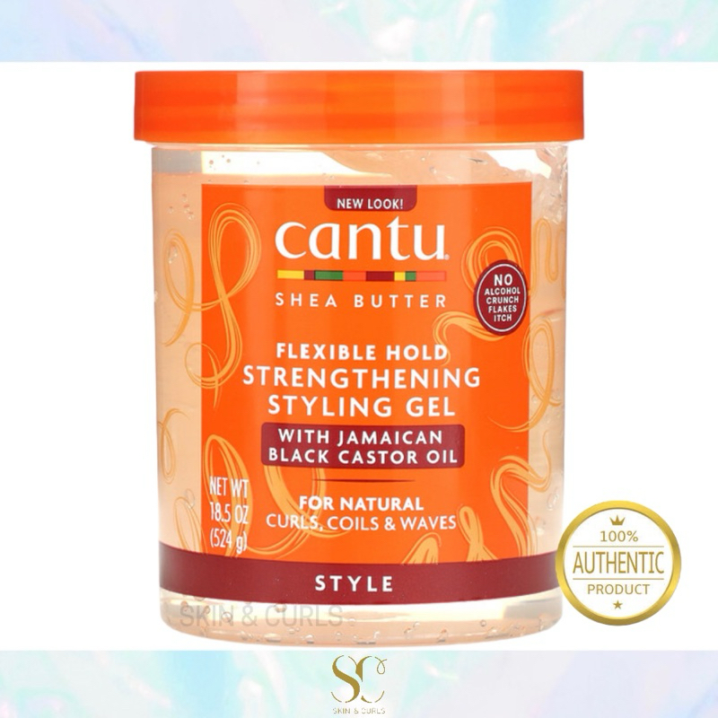 Cantu Strengthening Flexible Hold Styling Gel with Jamaican Black