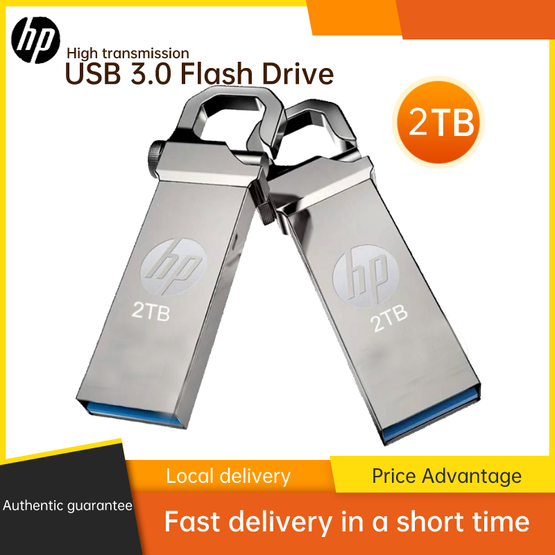 Hp usb Flash Drive 2tb Metal Usb 3.0 With Waterproof Design Shopee