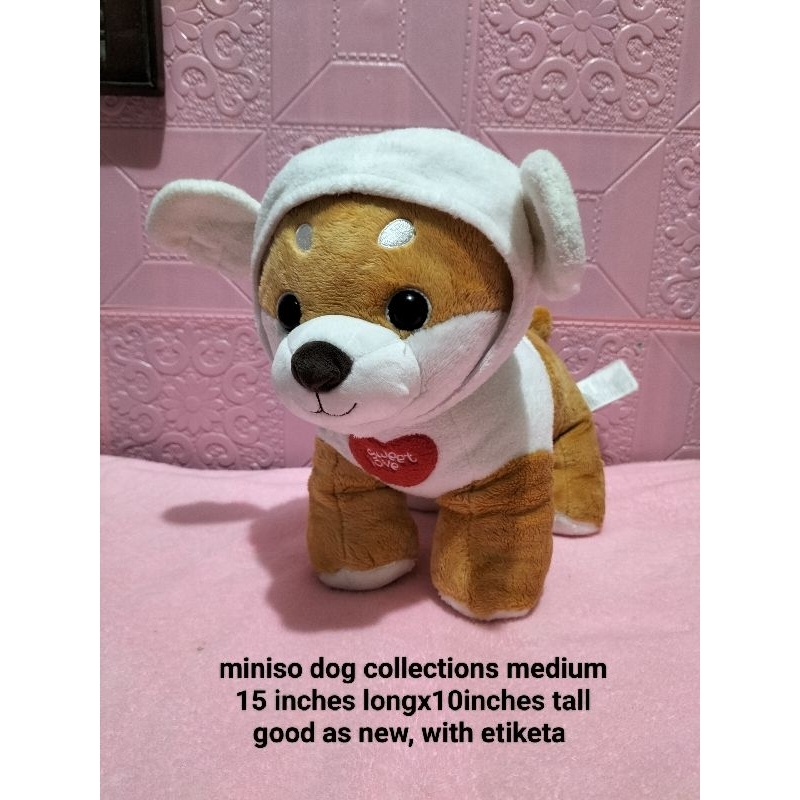 miniso pig Shiva pug collections original 30cm beans new!!!! | Shopee ...