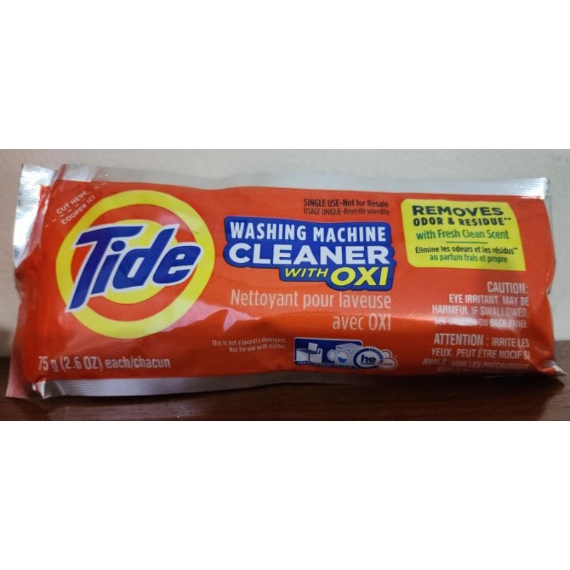 OxiClean Tide Oxi Affresh Washing Machine Cleaner (sold per pouch