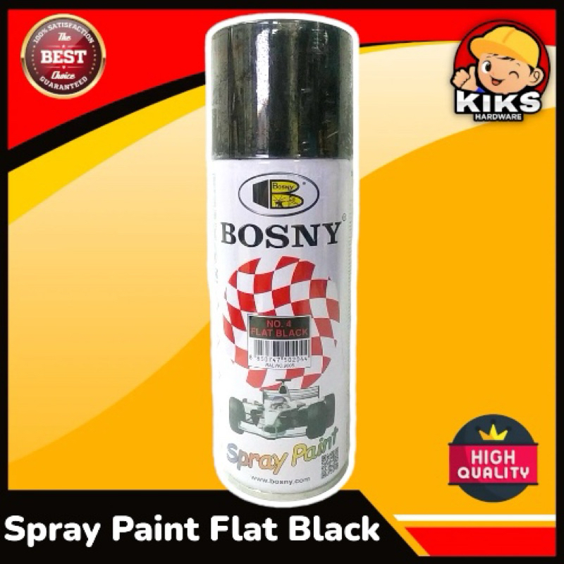 Flat Black Dull Black Spray Paint Bosny 4 Bosny Acrylic Spray Paint
