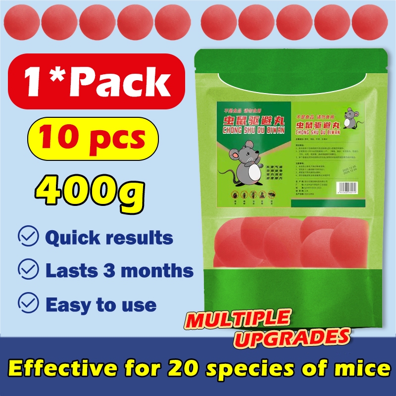 10X Malakas Red 10*40g Mothballs Repellent Rat off Cockroaches Rat