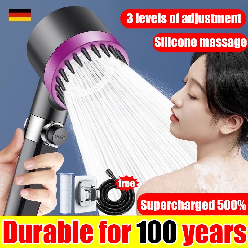 5 in 1 SPA massage shower head Pressurized shower Shower Head Set 5