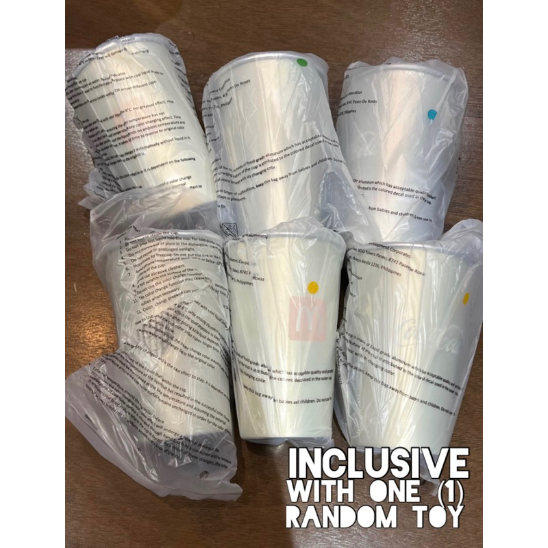 [PER PIECE] McDonalds Color Changing Cups (Mcdo Coca Cola Cups) McDo