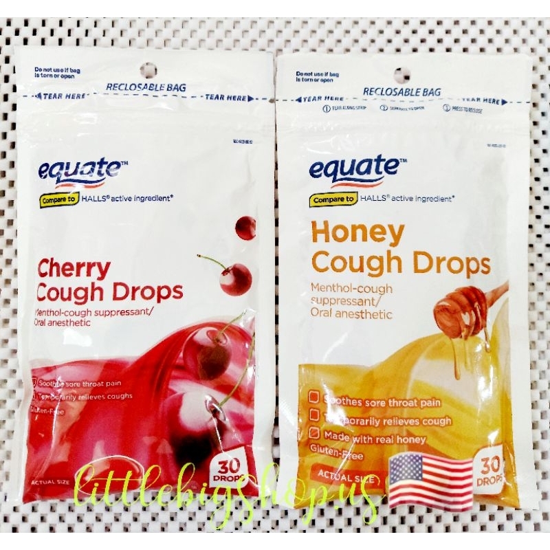 Equate Cherry / Honey Candy Cough Drops Shopee Philippines