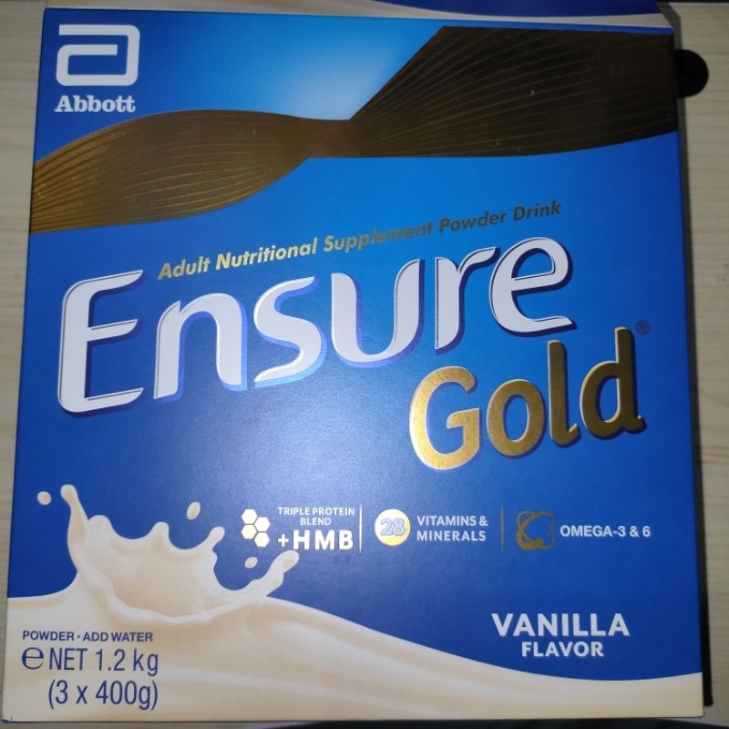 ENSURE GOLD VANILLA POWDERED MILK 400g | Shopee Philippines