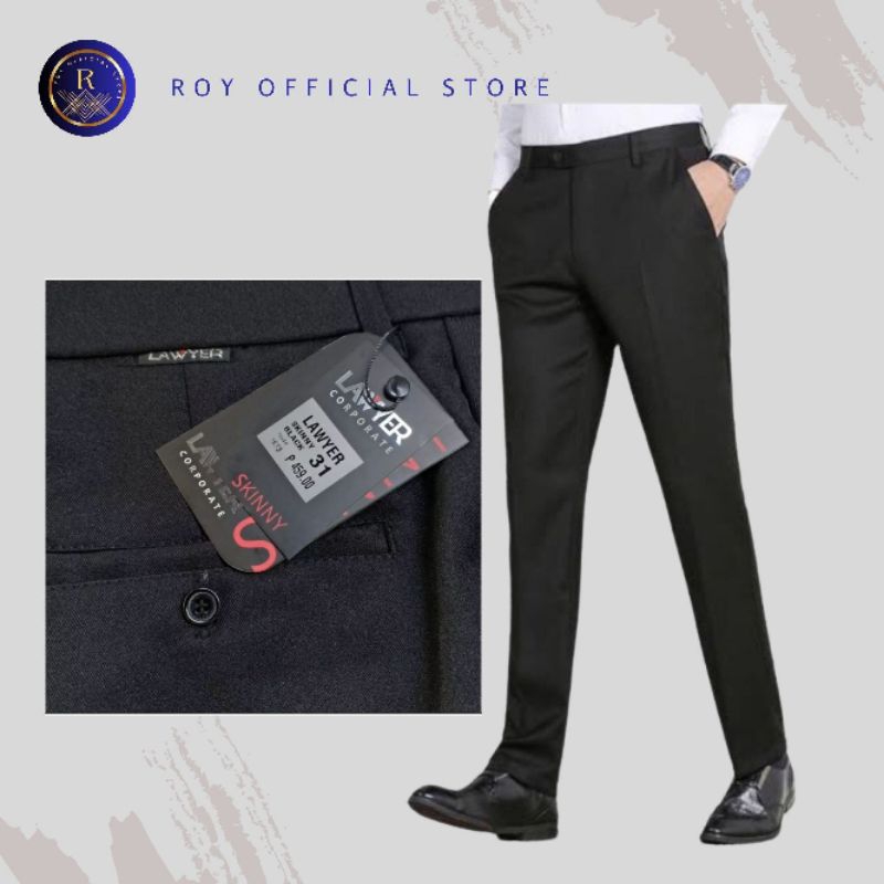 Lawyer Pants Slacks Black Skinny Type For Men We Recommend To Add 1