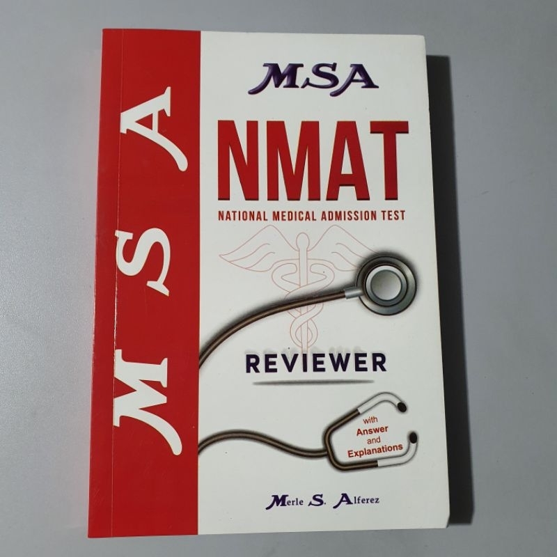 MSA NMAT National Medical Admission Test Reviewer Shopee Philippines
