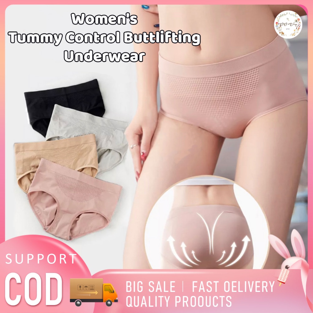 CICI Hip Stretch Panties For Women Plus Size Seamless Panty Full Ladies  Soft Underwear Keep Abdomen
