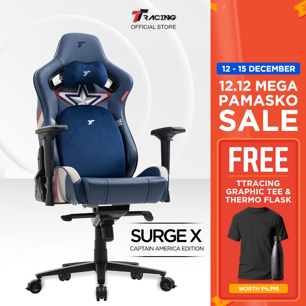 TTRacing Surge X Gaming Chair Ergonomic Home Office Chair 2 Years