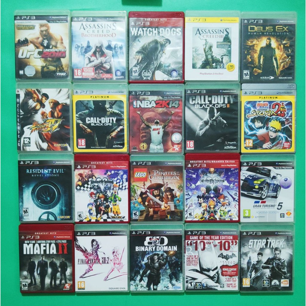 All games for store ps3