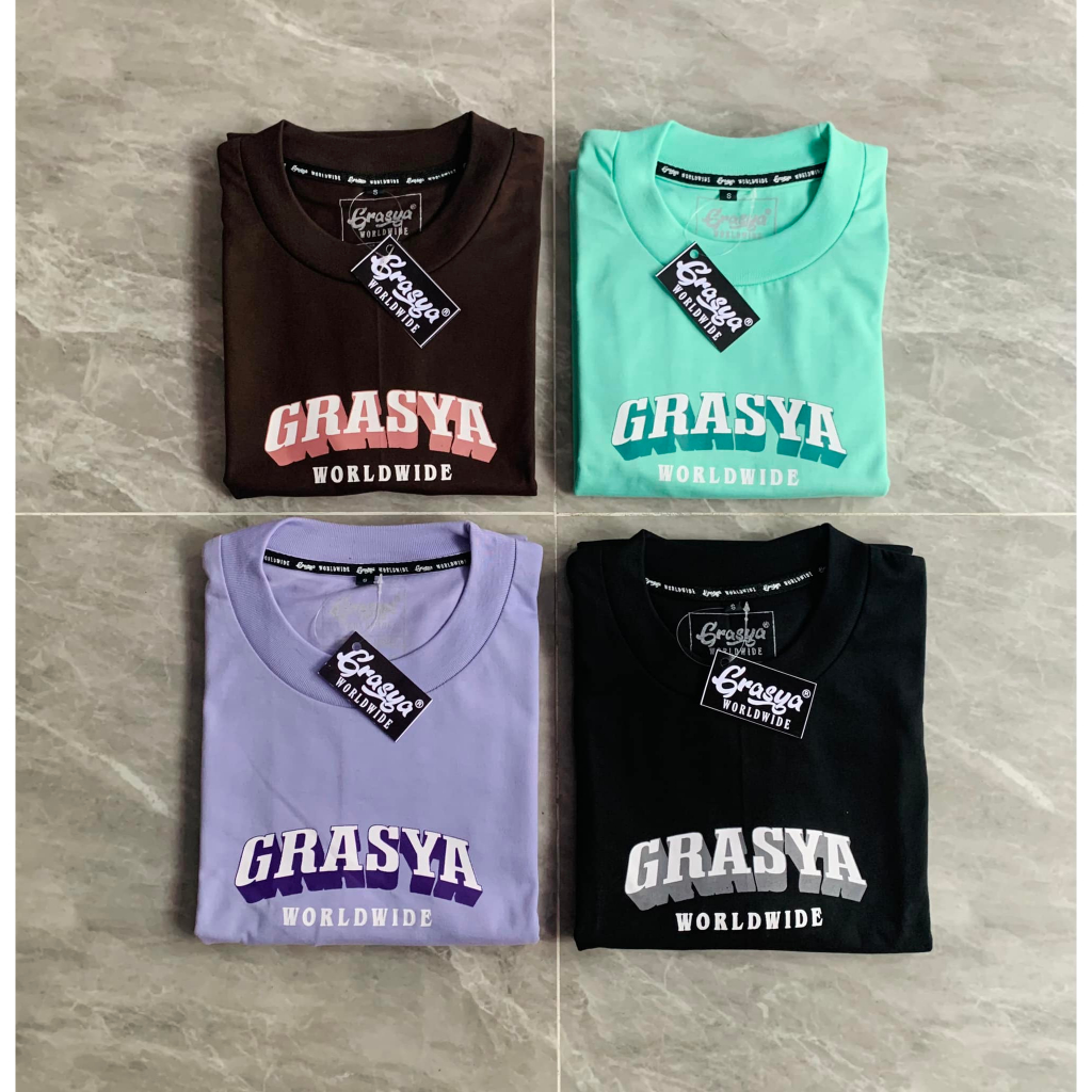 Grasya Worldwide arch logo High Quality T-shirt Unisex | Shopee Philippines