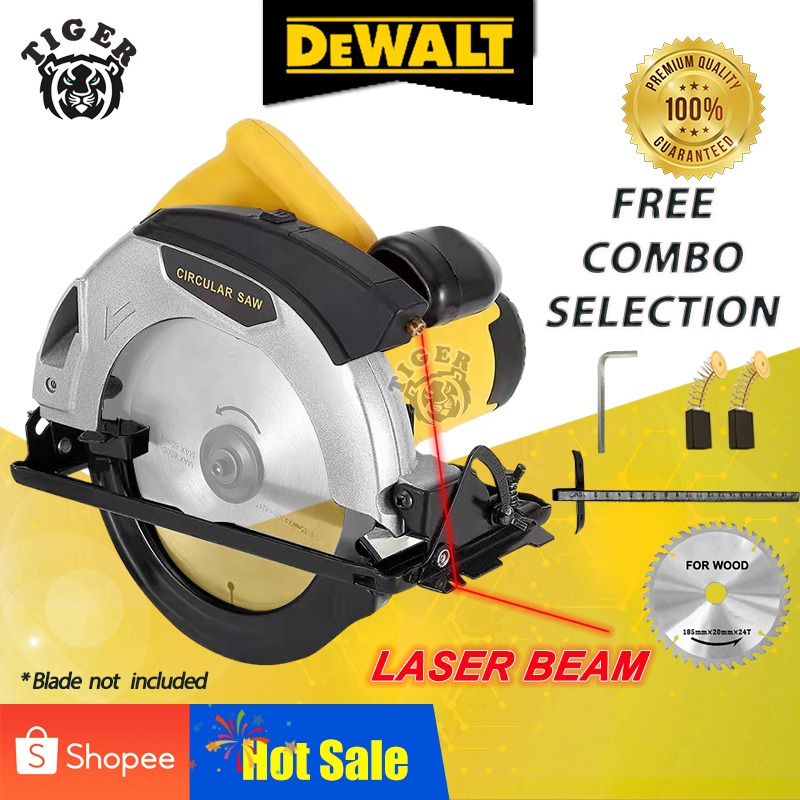 DeWALT Electric Circular Saw 7 Inch Blade 1200w with LASER BEAM AIM