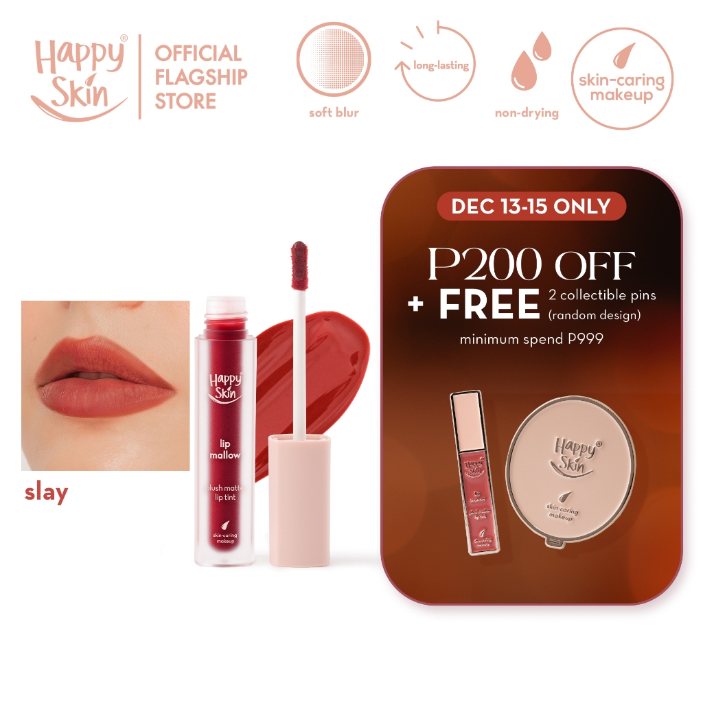 Happy Skin Lip Mallow Tint in Slay Shopee Philippines
