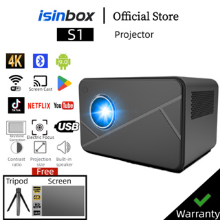 Native 1080P Projector Support 4K Full HD, WiMiUS S1 Top Bright