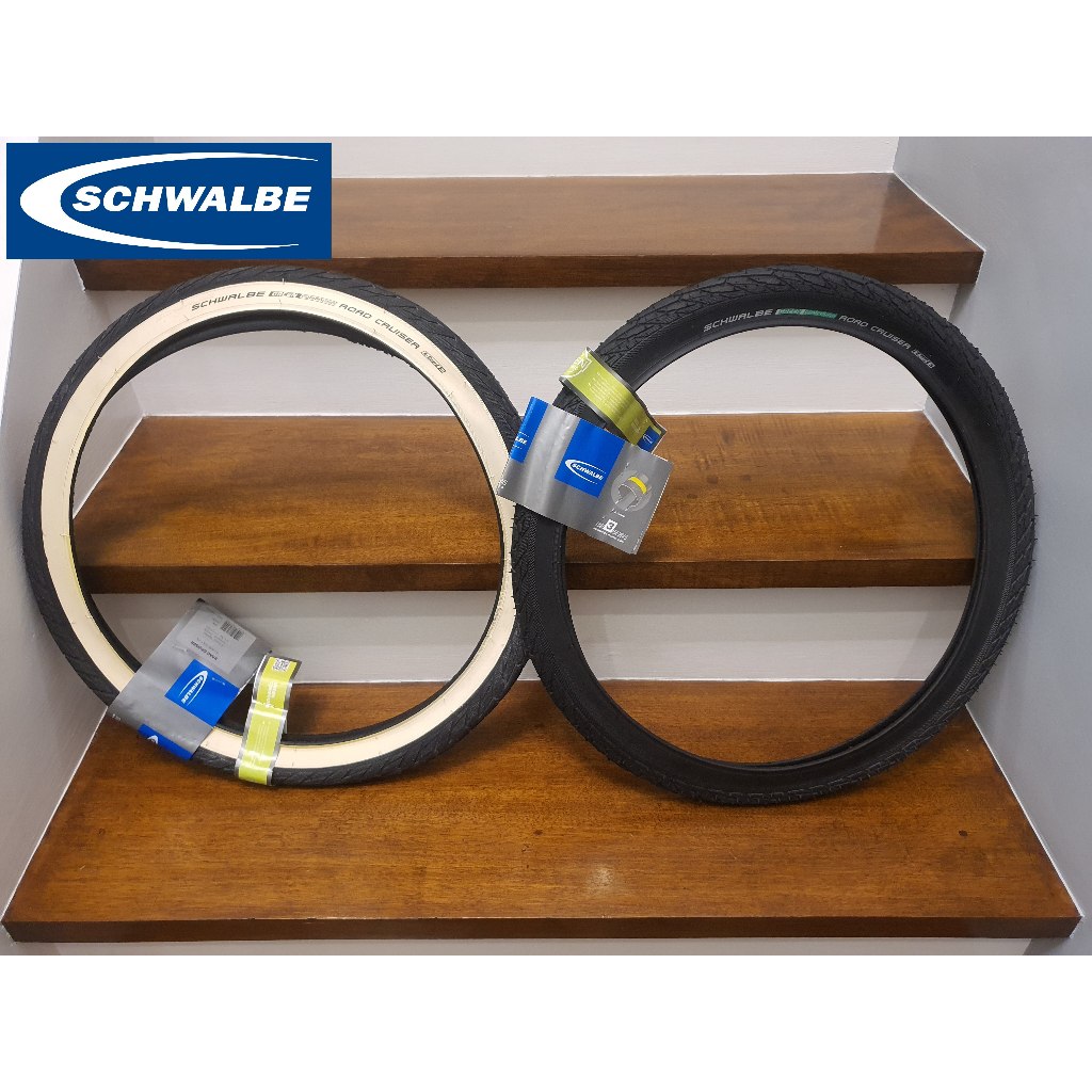Pneu 20x1.75 (47-406) Schwalbe Road Cruiser Hs484 Flanc Blanc