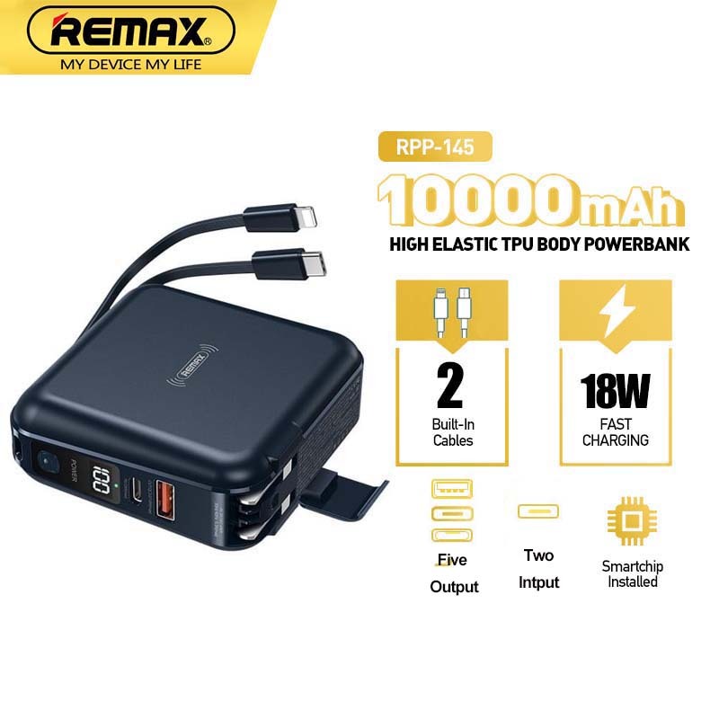 REMAX Powerbank 10000mah 18W PD+QC 10W Wireless Fast Charging Mobile ...