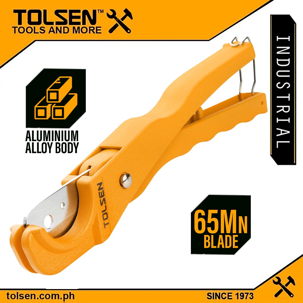 Tolsen PVC Pipe Cutter EXCLUSIVE] (210mm, 8.4 ) Aluminium Body