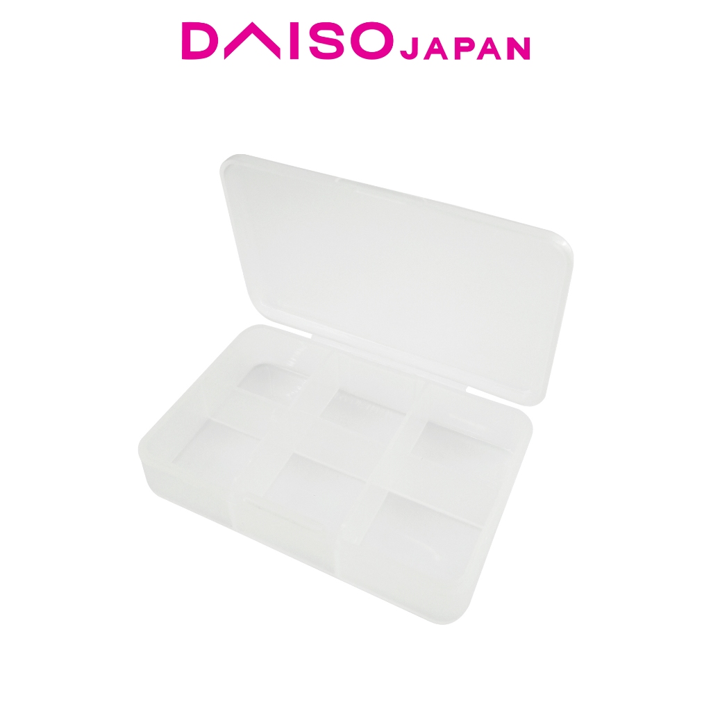 Daiso 6 Compartment Clear Case | Shopee Philippines