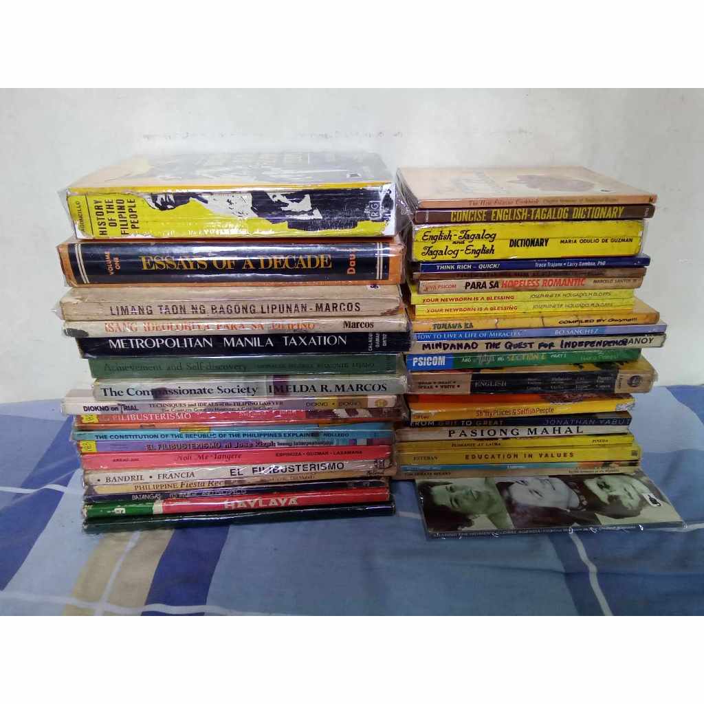 NF56 FILIPINIANA > Filipino Authored Books ( Pre-loved ) | Shopee ...