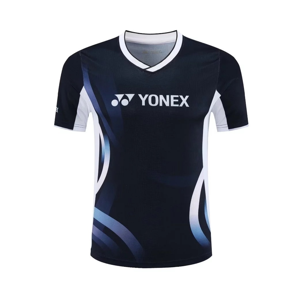 Yonex badminton suits men's tops short-sleeved quick-drying breathable ...