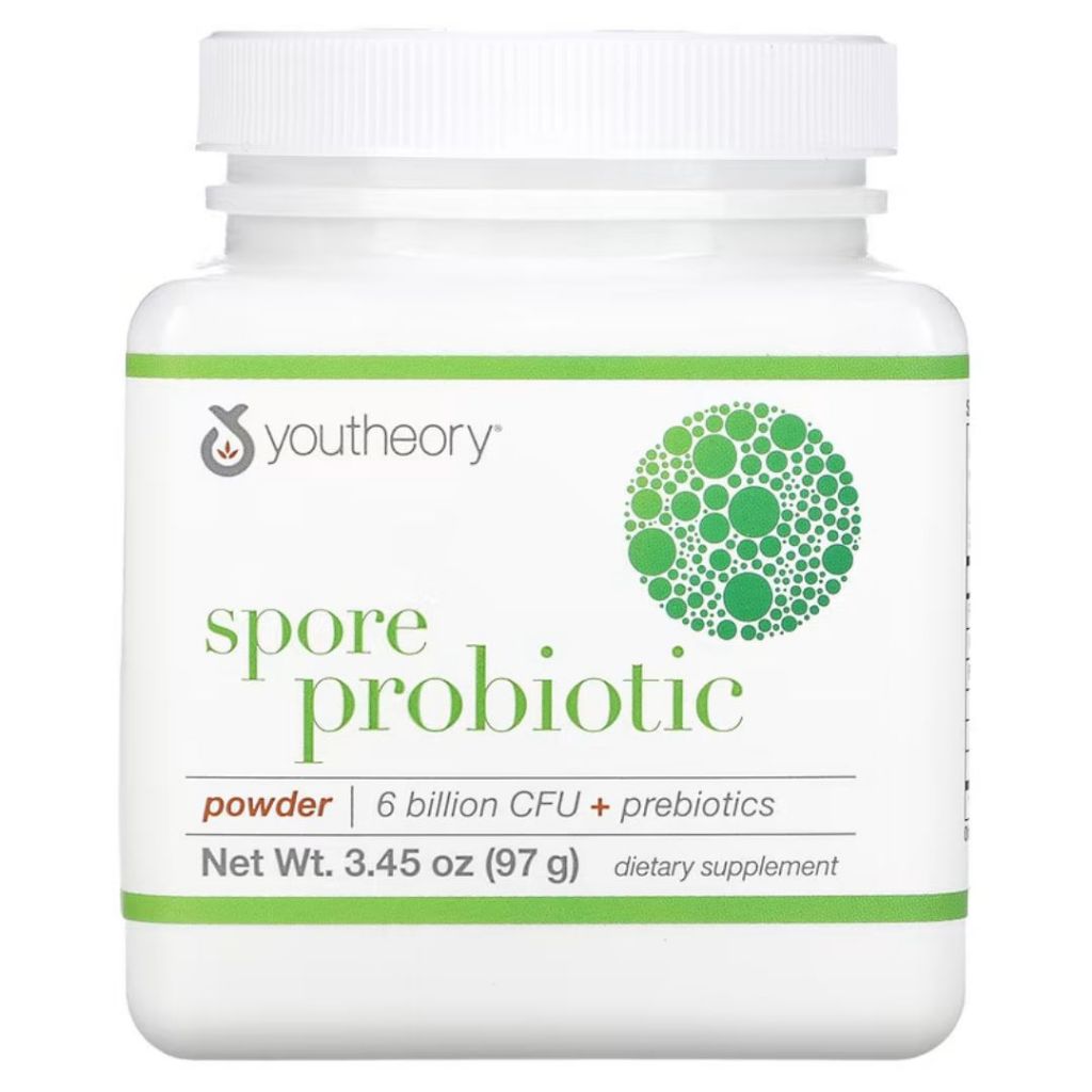 Youtheory, Spore Probiotic Powder, 6 Billion CFU, 3.45 oz (97 g ...