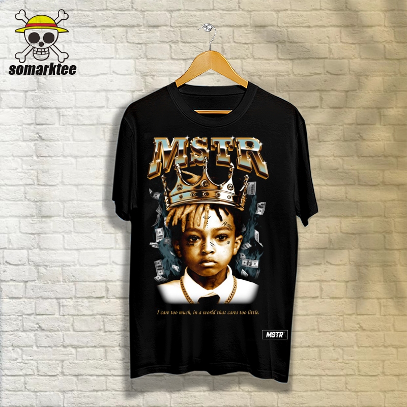 MSTR Co. - XXXTENTACION (BLACK) cotton hip-hop men's T-shirt short ...