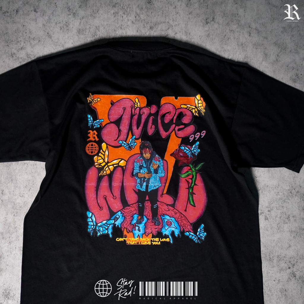 JUICE WRLD 999 RAPPER TSHIRT BOOTLEG HYPEBEAST OVERSIZED SHIRT | RADAPP ...