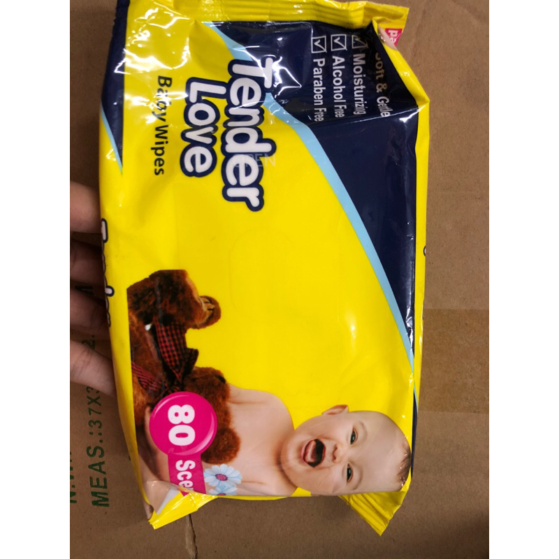 Tender Love Wet Wipes Tender Love Pink/Aloe Vera Cleansing Wipes