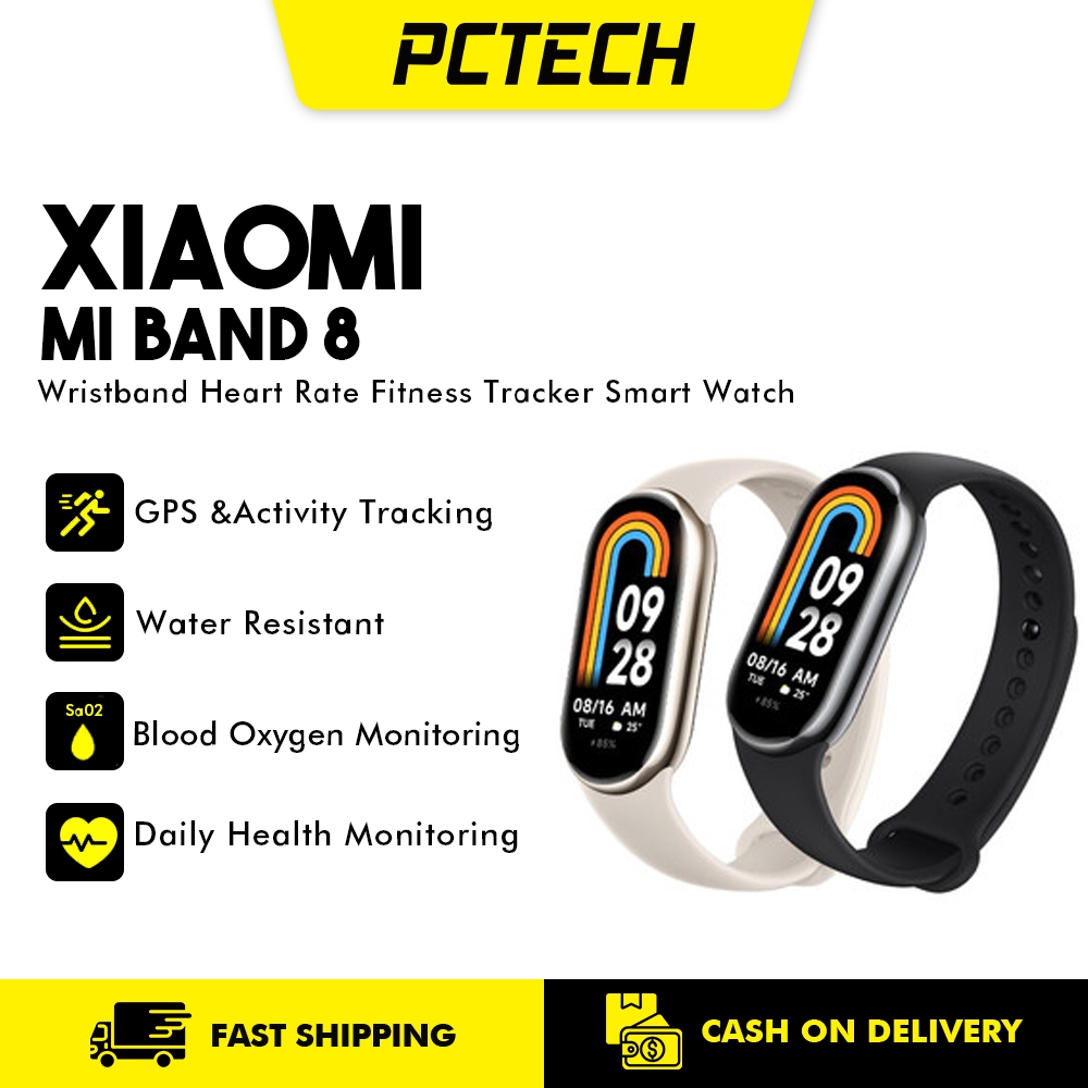 Xiaomi Mi Band 8 Smart Bracelet 7 Color AMOLED Screen Blood Oxygen Fitness  track