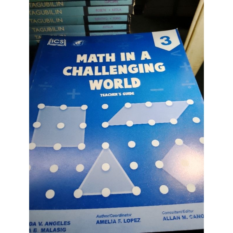 MATH A CHALLENGING WORLD Grade 3 Teacher's Guide (brandnew | Shopee ...