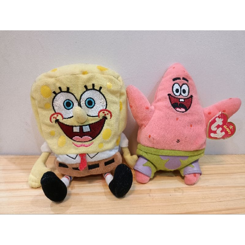 Spongebob and Patrick TY Plush | Shopee Philippines