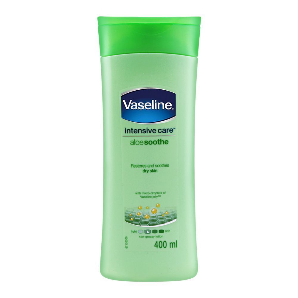 Vaseline Intensive Care Aloe Soothe Lotion 400ml Shopee Philippines 3531