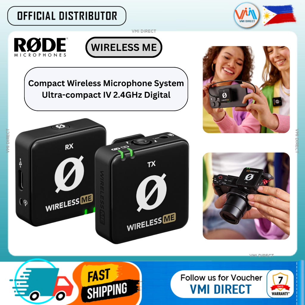 Rode Wireless ME Compact Wireless Microphone System High Quality