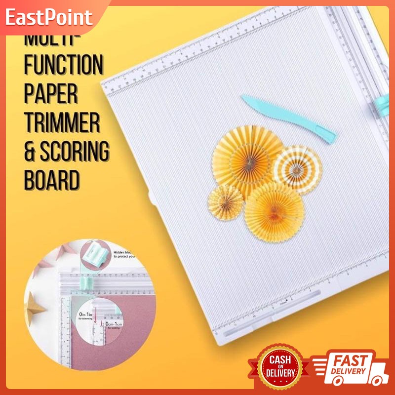 2 in1 Multi-function Paper Trimmer, Craft Paper Cutter 12 Inch Cutting ...