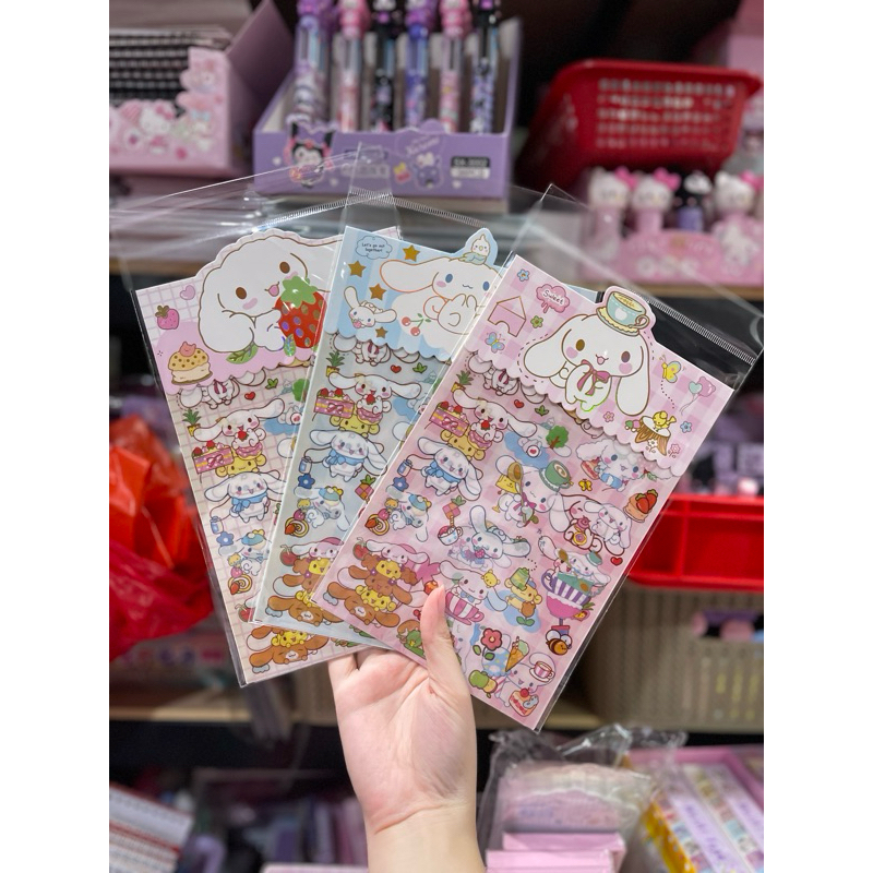 Kuromi Melody Cinnamorol Stickers Cartoon Stationary Students Hand ...