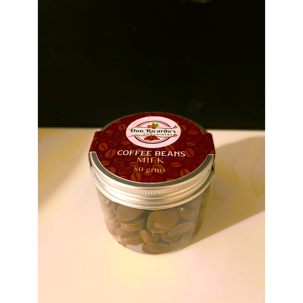 Don Ricardo's Chocolate Coated Coffee Beans Milk (80g) Shopee