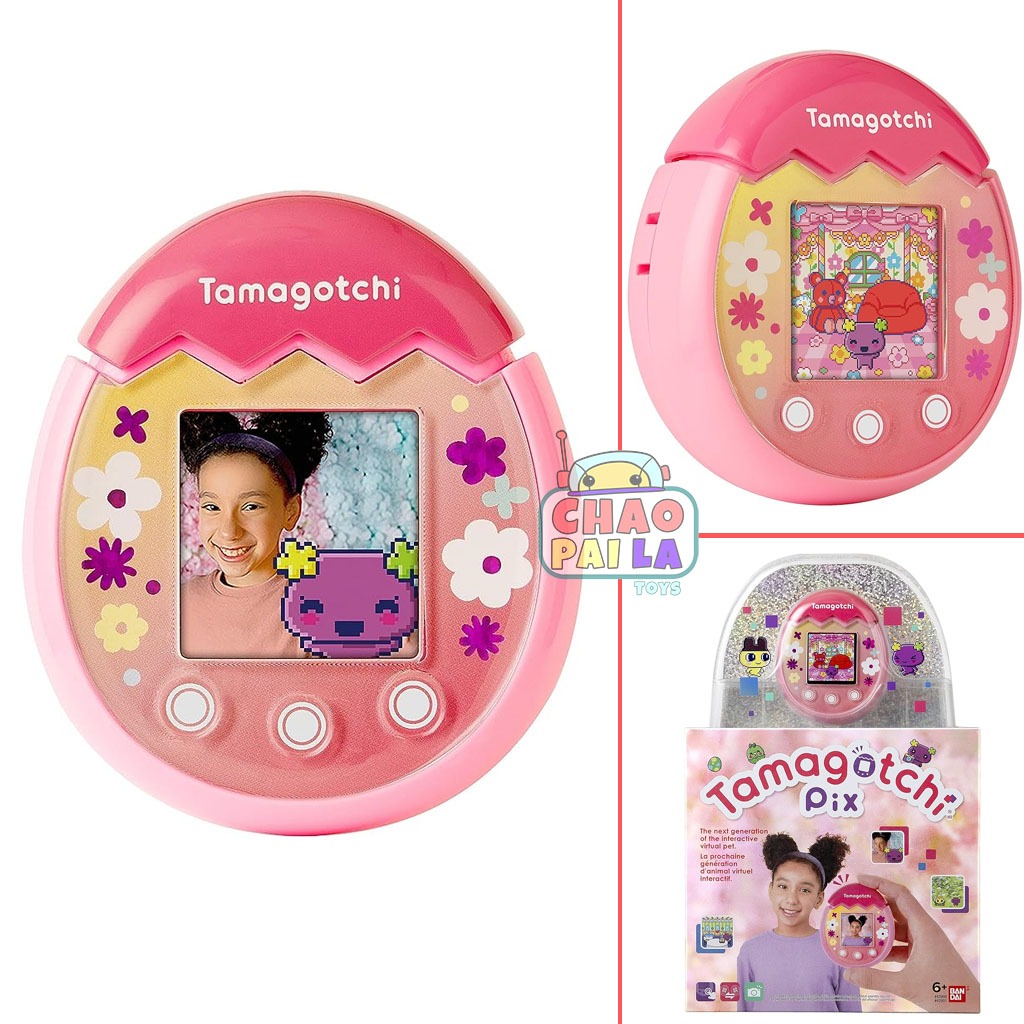 Tamagotchi Virtual Pet Tamagotchi Pix Floral Pink (Bandai