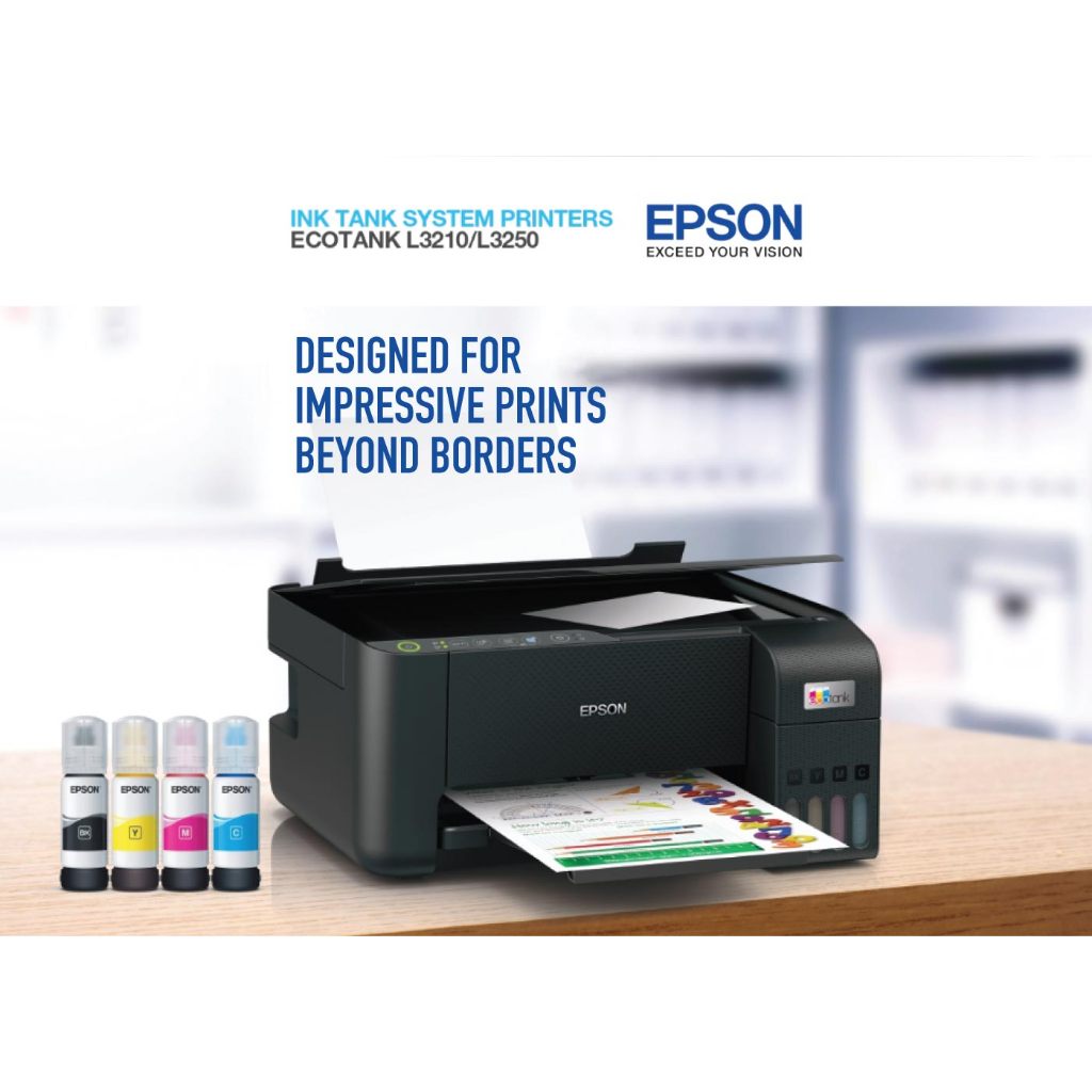 Epson EcoTank L3210 A4 All-in-One Ink Tank Printer | Shopee Philippines