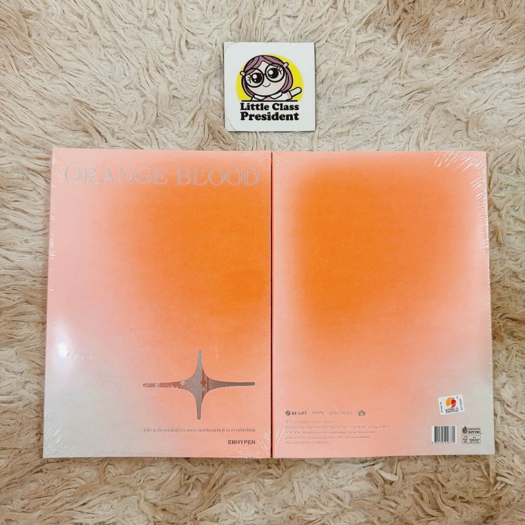 [ONHAND] Enhypen Orange Blood Album Weverse (Sealed & Official ...