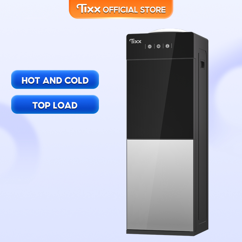 Tixx Water Dispenser Hot and Cold Top Load With Child Lock Freestanding