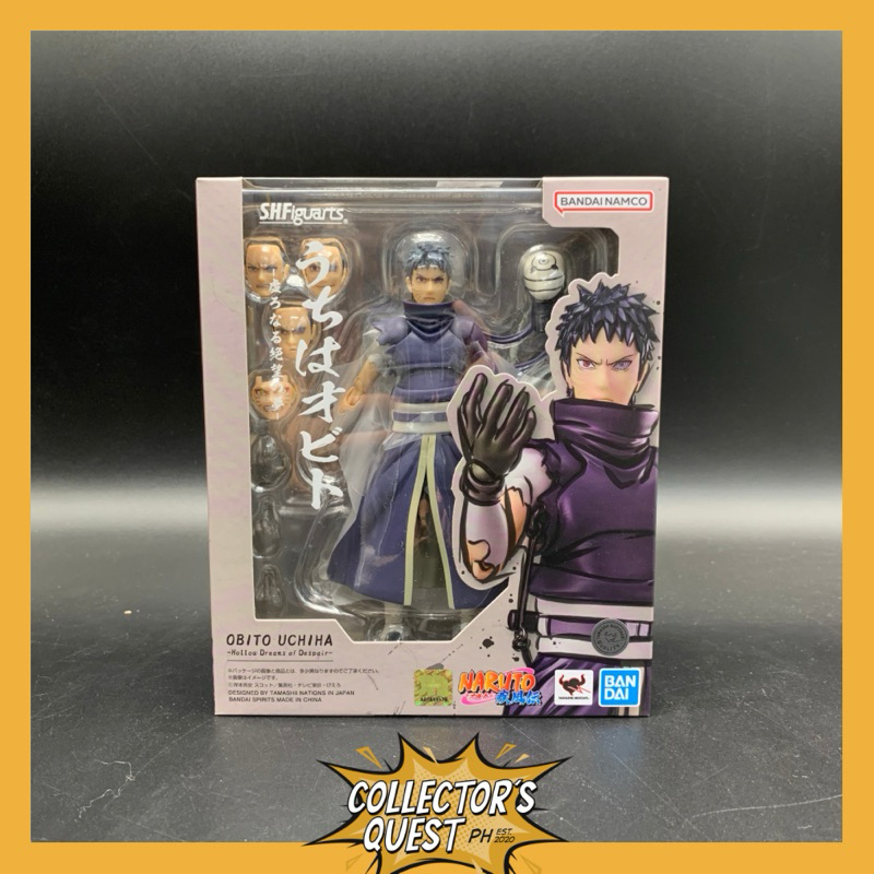 Bandai Shfiguarts Naruto Obito Uchiha -Hollow Dreams of Despair- Figure ...