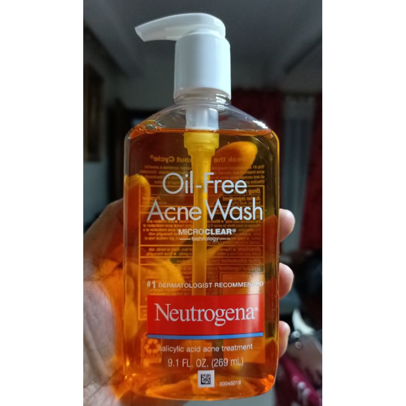 Authentic Neutrogena Oil-Free Acne Wash 269ml (Expiry Date May, 2024 ...