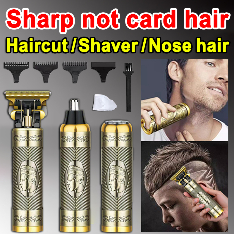 SYCAT Razor Shaver 3In1 Best Hair Clipper Nose/Beard Trimmer Cordless ...