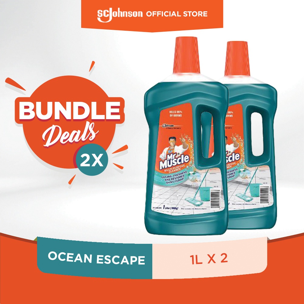 Mr. Muscle All Purpose Cleaner 1L Ocean Escape Twin Shopee Philippines