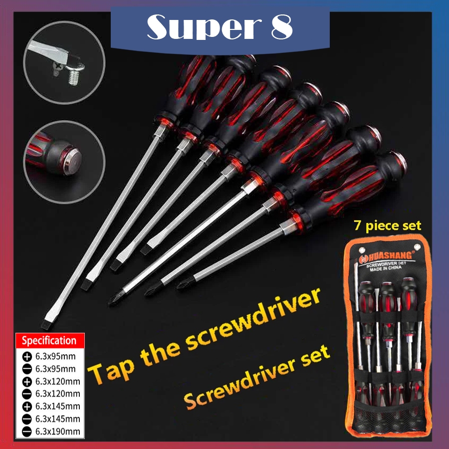 7PCS Screwdriver Set Precision Magnetic Screwdriver The Handle Can Be ...