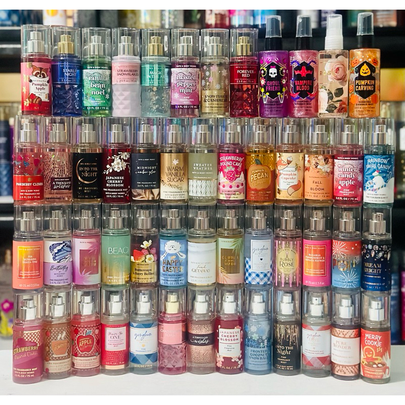 Bath and Body Works TRAVEL Size Fragrance Mist, 75ml Shopee Philippines