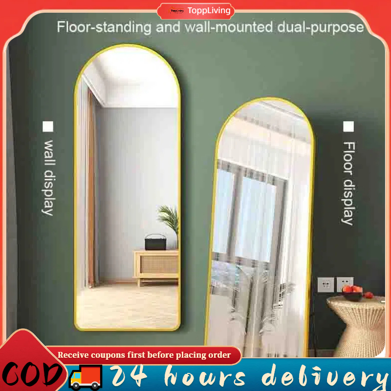 Fulllength FloorToCeiling Mirror Arched HighDefinition Fitting