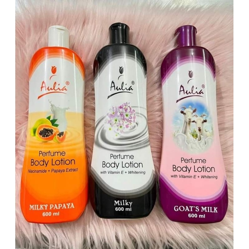 Aulia Perfume Body Lotion papaya, milky black or goat's milk Shopee